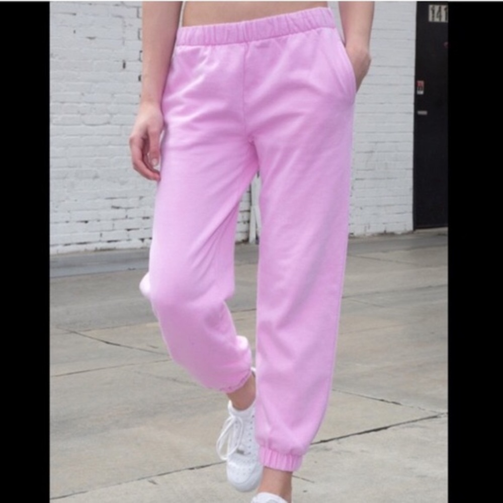 bubblegum pink rosa sweatpants